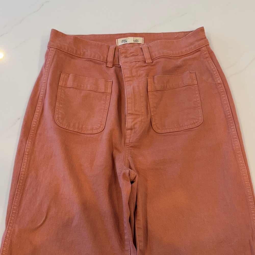 Madewell Terracotta Patch Pocket Jeans